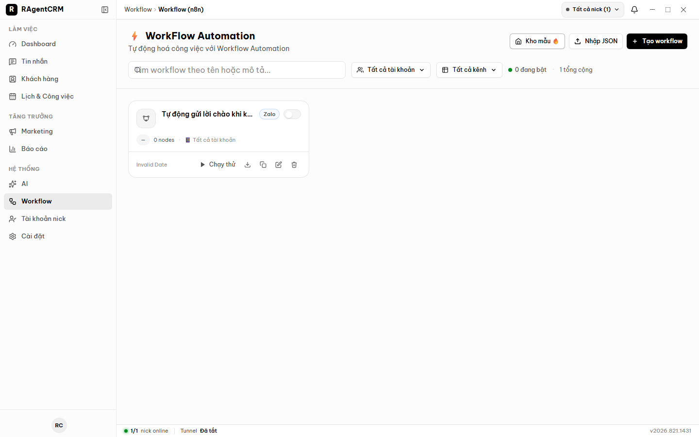 Tự động hóa Quy trình Workflow